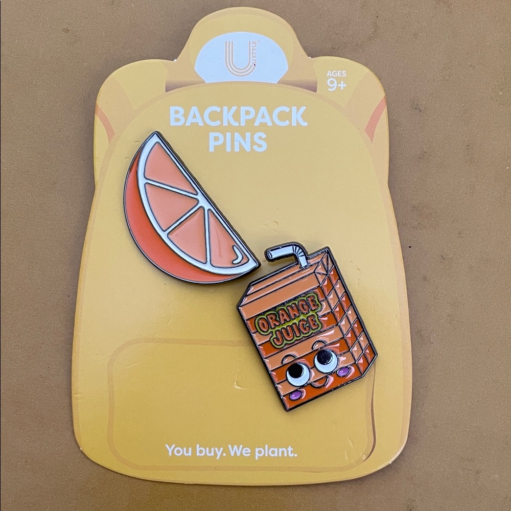 Set of two Backpack Pins